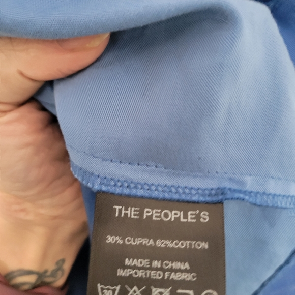 Blue A line skirt - Picture 6 of 7